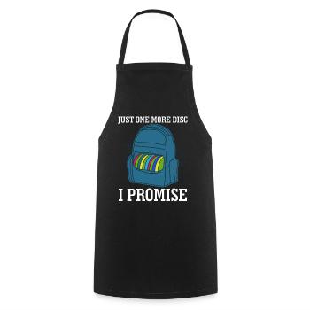 Disc golf backpack Disc golf Frisbee - Cooking Apron - black - Front - AI Model Male 185 dark (185cm)