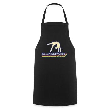 Handstand RSG Turnen Gymnastik - Kochschürze - Schwarz - Vorne - AI Model Male 185 dark (185cm)