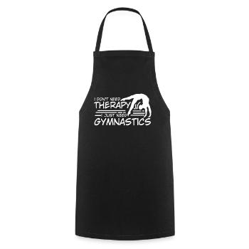 Gymnastik RSG Turnen Handstand - Kochschürze - Schwarz - Vorne - AI Model Male 185 dark (185cm)