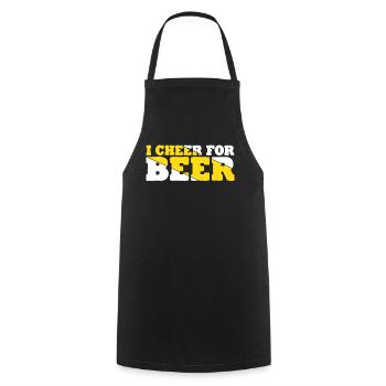 Buveurs de bière Buveurs de bière Brasseurs de bière - Tablier de cuisine - noir - Devant - AI Model Male 185 dark (185cm)