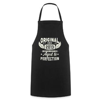 Legendary since 2013 - Cooking Apron - black - Front - AI Model Male 185 dark (185cm)