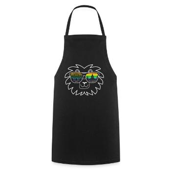 Hanovre - Tablier de cuisine - noir - Devant - AI Model Male 185 dark (185cm)