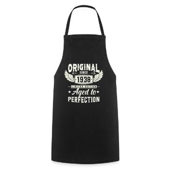 85 years of birthday legend 1938 - Cooking Apron - black - Front - AI Model Male 185 dark (185cm)