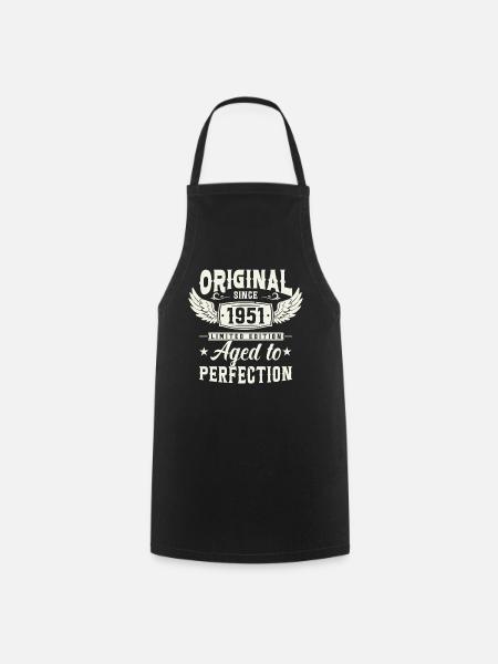 Vintage 1951 Geburtstagsgeschenk - Kochschürze - Schwarz