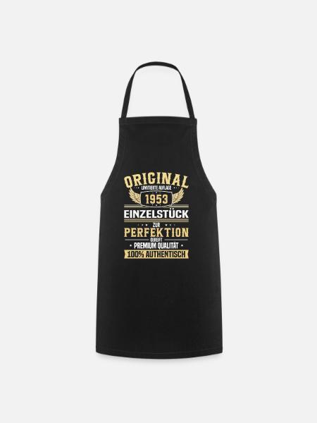 1953 Vintage Geburtstagsgeschenk - Kochschürze - Schwarz
