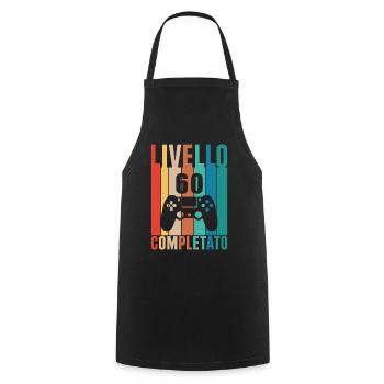 Vintage Birthday 60 Years - Cooking Apron - black - Front - AI Model Male 185 dark (185cm)
