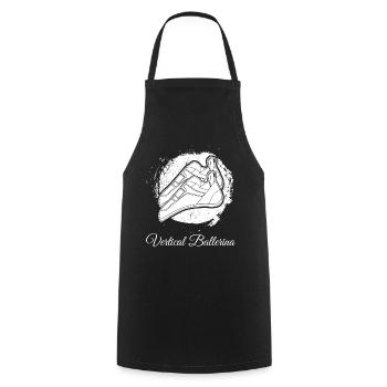 Bouldering Climbing Wall Climbing - Cooking Apron - black - Front - AI Model Male 185 dark (185cm)