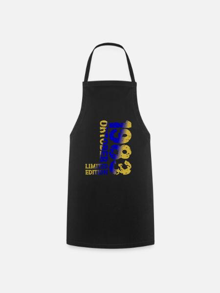 1983 octobre édition limitée 40e anniversaire décoration - Tablier de cuisine - noir