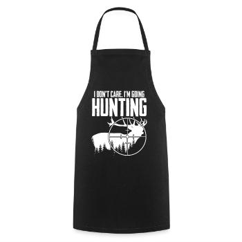 Hunting Hunter - Cooking Apron - black - Front - AI Model Male 185 dark (185cm)