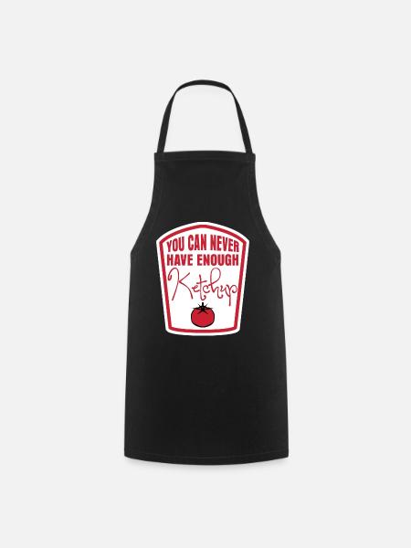 Tomato Ketchup Costume - Kochschürze - Schwarz