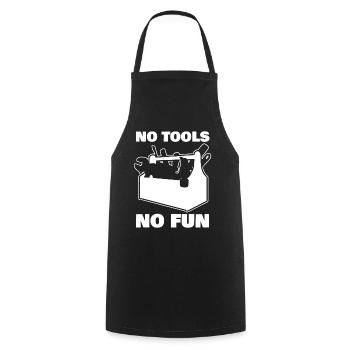 Tool Craftsman DIY Tools - Kochschürze - Schwarz - Vorne - AI Model Male 185 dark (185cm)