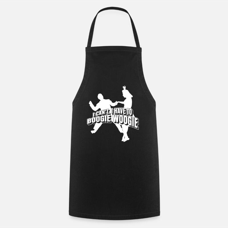 Boogie Woogie Danse Swing - Tablier de cuisine - noir