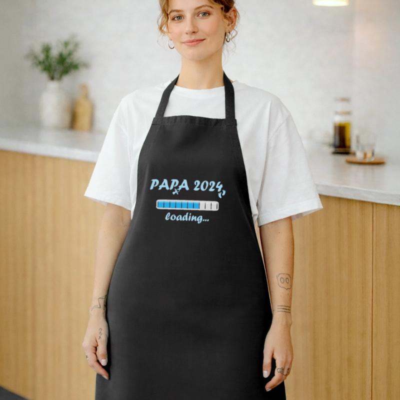 Papa 2024 Loading Vaterschaft Vater Werden Dad Kochschürze