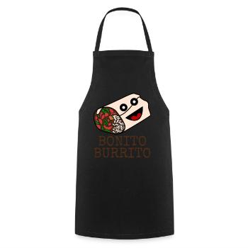 Burritos Bonito Burrito - Cooking Apron - black - Front - AI Model Male 185 dark (185cm)