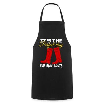Rain Boots Rain Boot - Cooking Apron - black - Front - AI Model Male 185 dark (185cm)