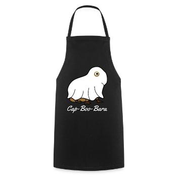 Capybaras Ghost Capybara - Kochschürze - Schwarz - Vorne - AI Model Male 185 dark (185cm)