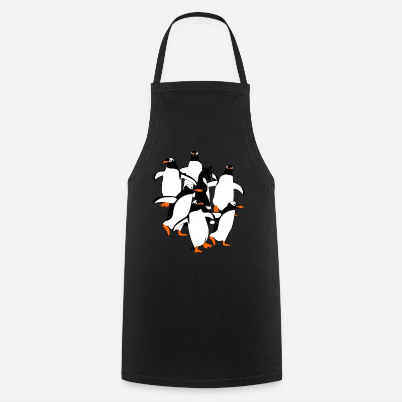 Pingouins pingouins - Tablier de cuisine - noir