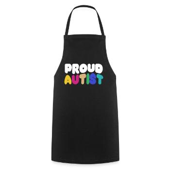 Autist Autism Autistic - Kochschürze - Schwarz - Vorne - AI Model Male 185 dark (185cm)