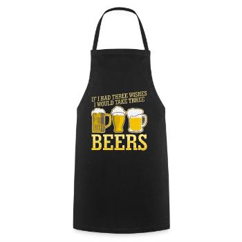 Bière Home Brasserie Brassage de bière artisanale - Tablier de cuisine - noir - Devant - AI Model Male 185 dark (185cm)