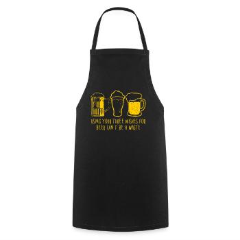 Brasserie artisanale Brasserie à domicile - Tablier de cuisine - noir - Devant - AI Model Male 185 dark (185cm)