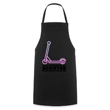 Scooter Rider Kick Skater Scooter Kick Scooter - Cooking Apron - black - Front - AI Model Male 185 dark (185cm)