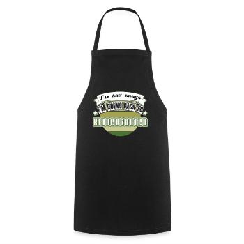 Maternelle École maternelle École maternelle - Tablier de cuisine - noir - Devant - AI Model Male 185 dark (185cm)