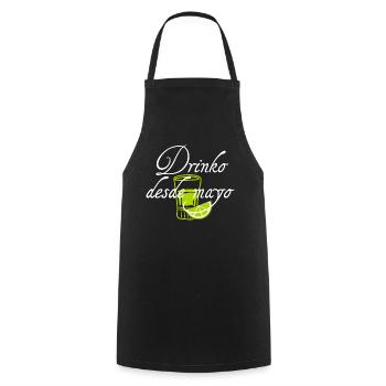 Tequila Mexico - Cooking Apron - black - Front - AI Model Male 185 dark (185cm)