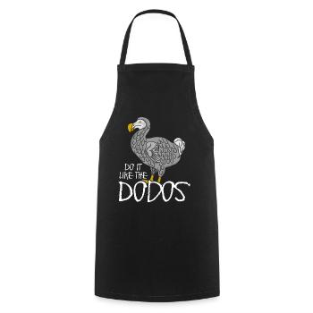 Blague de Dodo - Tablier de cuisine - noir - Devant - AI Model Male 185 dark (185cm)