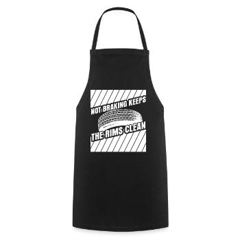 Traffic Rush Hour Driver Commuting Car - Cooking Apron - black - Front - AI Model Male 185 dark (185cm)