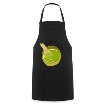 Matcha Green Tea Japanese Tea - Kochschürze - Schwarz - Vorne - AI Model Male 185 dark (185cm)
