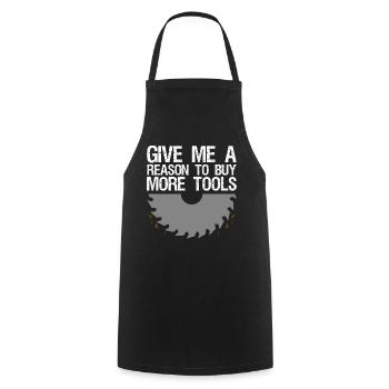 Dad DIY Workshop Craftsman Tools - Cooking Apron - black - Front - AI Model Male 185 dark (185cm)