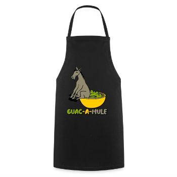 Mule Guacamole Tortilla Chips Avocado - Kochschürze - Schwarz - Vorne - AI Model Male 185 dark (185cm)