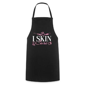 Skin Care Sunscreen Serum Face Mask - Cooking Apron - black - Front - AI Model Male 185 dark (185cm)