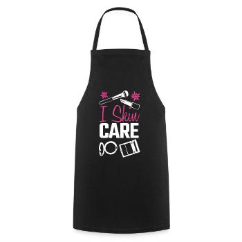 Serum Sunscreen Skin Care Face Mask - Cooking Apron - black - Front - AI Model Male 185 dark (185cm)
