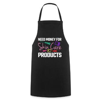 Face Mask Sunscreen Serum Skin Care - Cooking Apron - black - Front - AI Model Male 185 dark (185cm)
