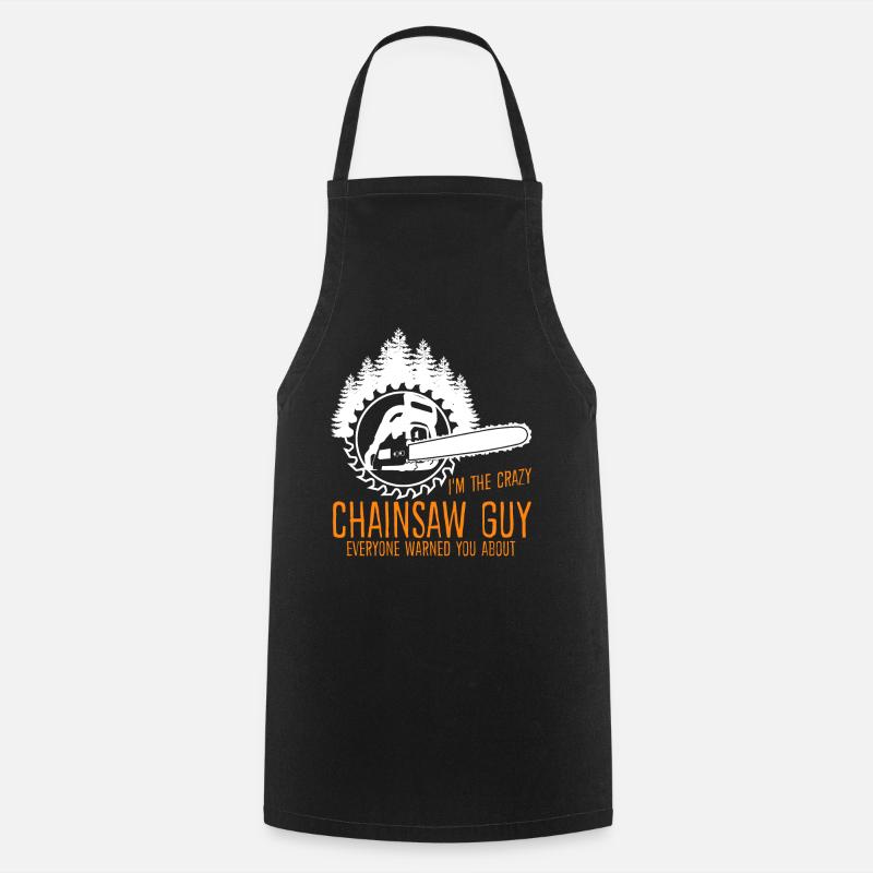 Tronçonneuse Tronçonneuses Tronçonneuse - Tablier de cuisine - noir