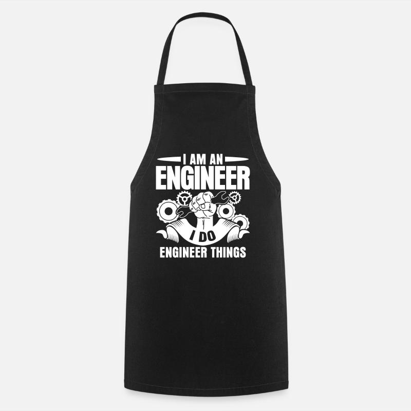 Engineer Engineering - Cooking Apron - black