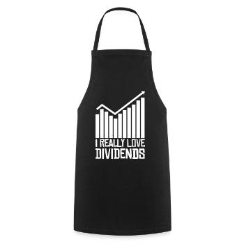 Capitalism Trader Stocks Stock exchange - Cooking Apron - black - Front - AI Model Male 185 dark (185cm)