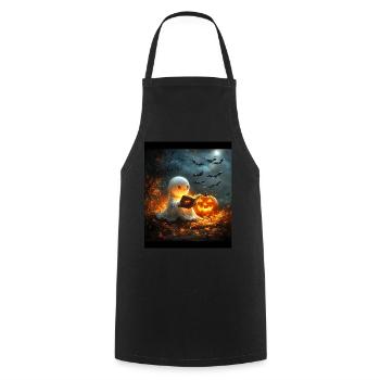 Cadeau d’Halloween Femmes Hommes Enfants Décoration - Tablier de cuisine - noir - Devant - AI Model Male 185 dark (185cm)