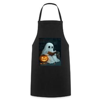 Cadeau d’Halloween Femmes Hommes Enfants Décoration - Tablier de cuisine - noir - Devant - AI Model Male 185 dark (185cm)