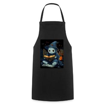 Cadeau d’Halloween Femmes Hommes Enfants Décoration - Tablier de cuisine - noir - Devant - AI Model Male 185 dark (185cm)