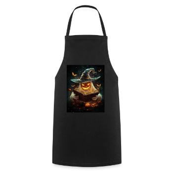Cadeau d’Halloween Femmes Hommes Enfants Décoration - Tablier de cuisine - noir - Devant - AI Model Male 185 dark (185cm)
