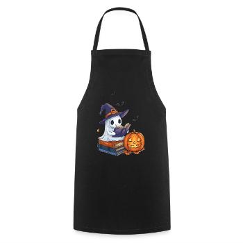 Cadeau d’Halloween Femmes Hommes Enfants Décoration - Tablier de cuisine - noir - Devant - AI Model Male 185 dark (185cm)