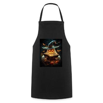 Cadeau d’Halloween Femmes Hommes Enfants Décoration - Tablier de cuisine - noir - Devant - AI Model Male 185 dark (185cm)