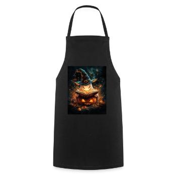 Cadeau d’Halloween Femmes Hommes Enfants Décoration - Tablier de cuisine - noir - Devant - AI Model Male 185 dark (185cm)