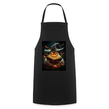 Cadeau d’Halloween Femmes Hommes Enfants Décoration - Tablier de cuisine - noir - Devant - AI Model Male 185 dark (185cm)