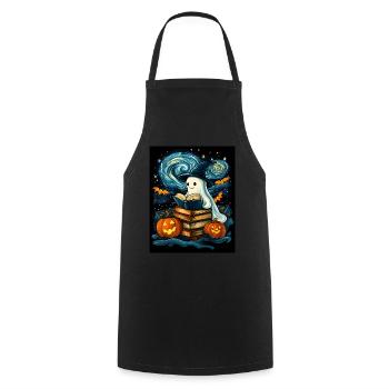 Cadeau d’Halloween Femmes Hommes Enfants Décoration - Tablier de cuisine - noir - Devant - AI Model Male 185 dark (185cm)