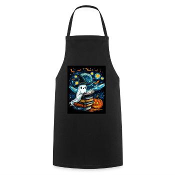 Cadeau d’Halloween Femmes Hommes Enfants Décoration - Tablier de cuisine - noir - Devant - AI Model Male 185 dark (185cm)
