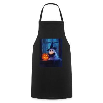 Cadeau d’Halloween Femmes Hommes Enfants Décoration - Tablier de cuisine - noir - Devant - AI Model Male 185 dark (185cm)