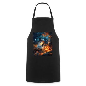 Cadeau d’Halloween Femmes Hommes Enfants Décoration - Tablier de cuisine - noir - Devant - AI Model Male 185 dark (185cm)